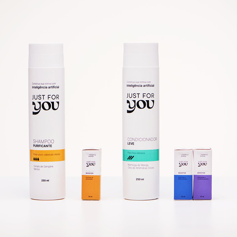 Kit JustForYou Liso, Leve e Solto